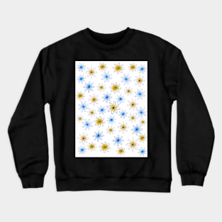 Daisy Daisy: a Patterned Spirograph Collage Crewneck Sweatshirt